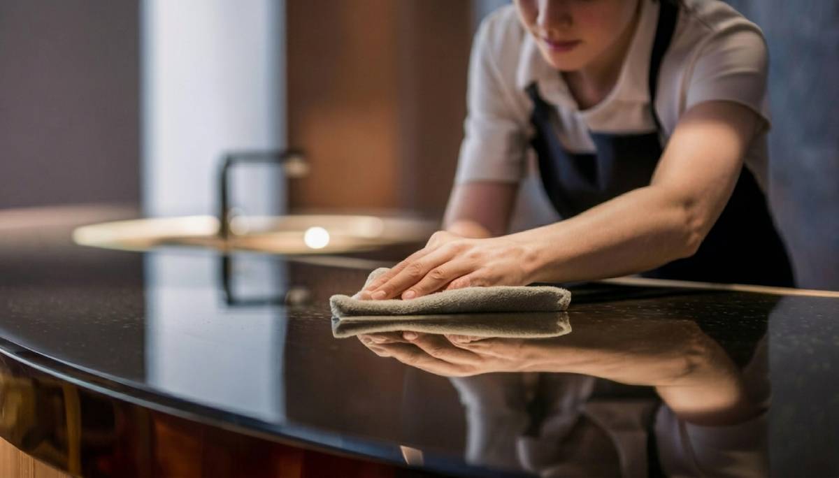 Profesional de confianza cuidando el hogar de una persona mayor